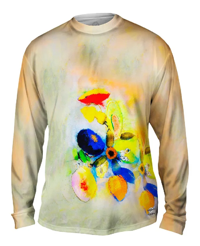 Lightweight Long Sleeve-Odilon Redon - "Symbolism Flowers"