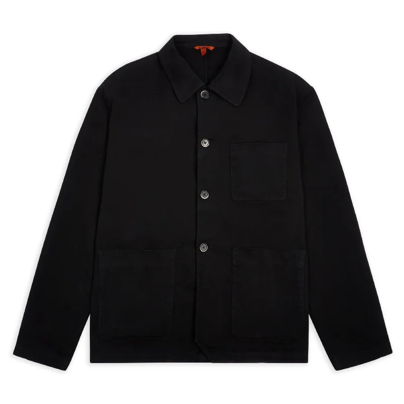 Water-Resistant Jacket-Visal Overshirt - Nero