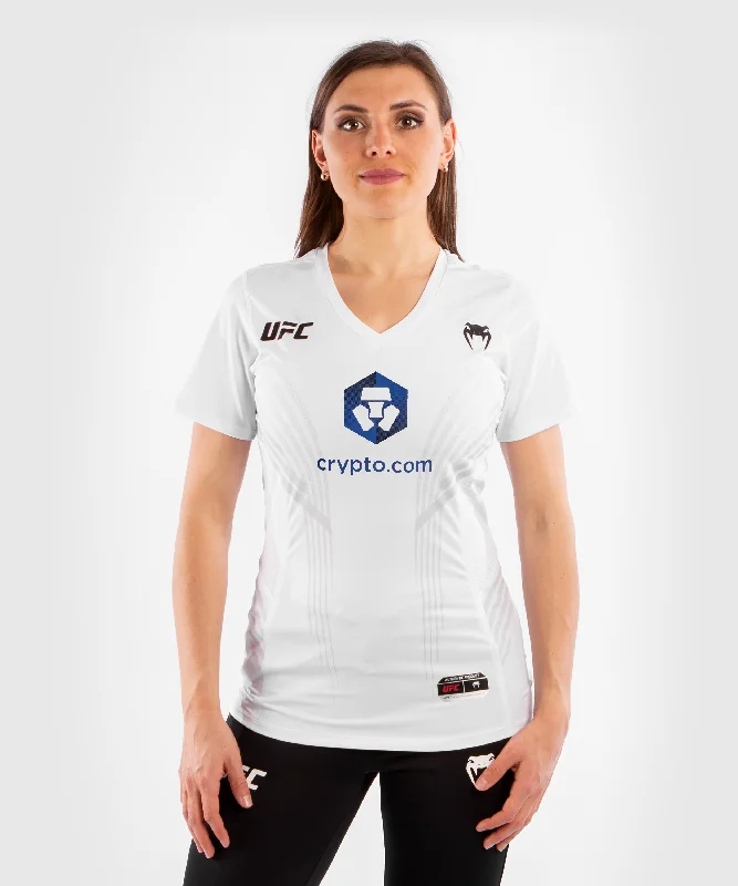 Icon T-Shirt-UFC Venum Authentic Fight Night Women's Walkout Jersey - White