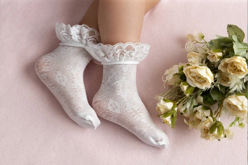 Fashion Socks-Lace Ankle Sock