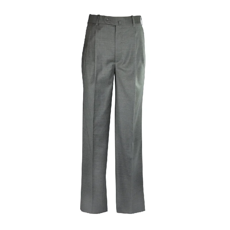 Minimalist Pants-Newport Pleated Front Trouser - Ash