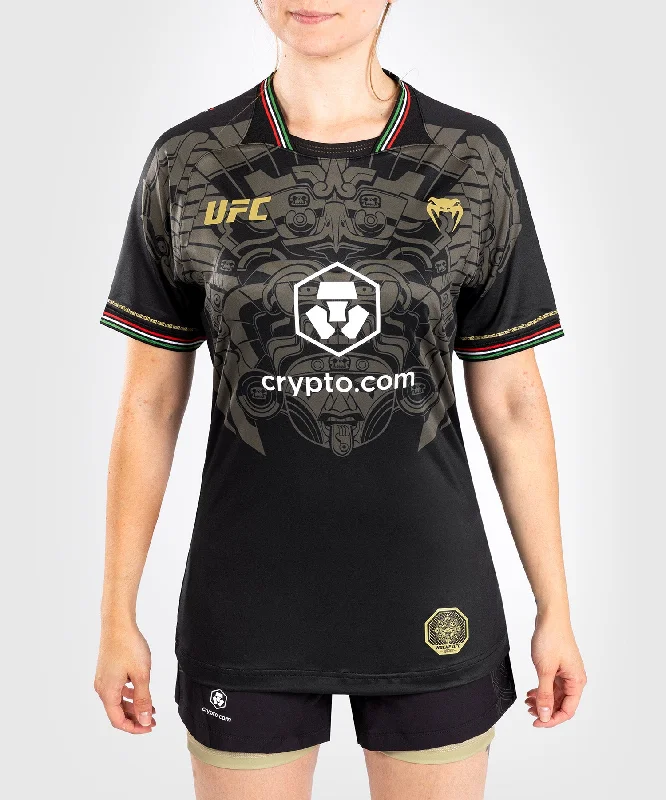 Basic T-Shirt-Noche UFC by Venum Authentic Fight Night Women’s Walkout Jersey - Black