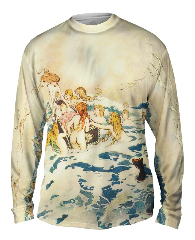 Relaxed Long Sleeve-Warwick Goble - "Mermaids Find Baby"