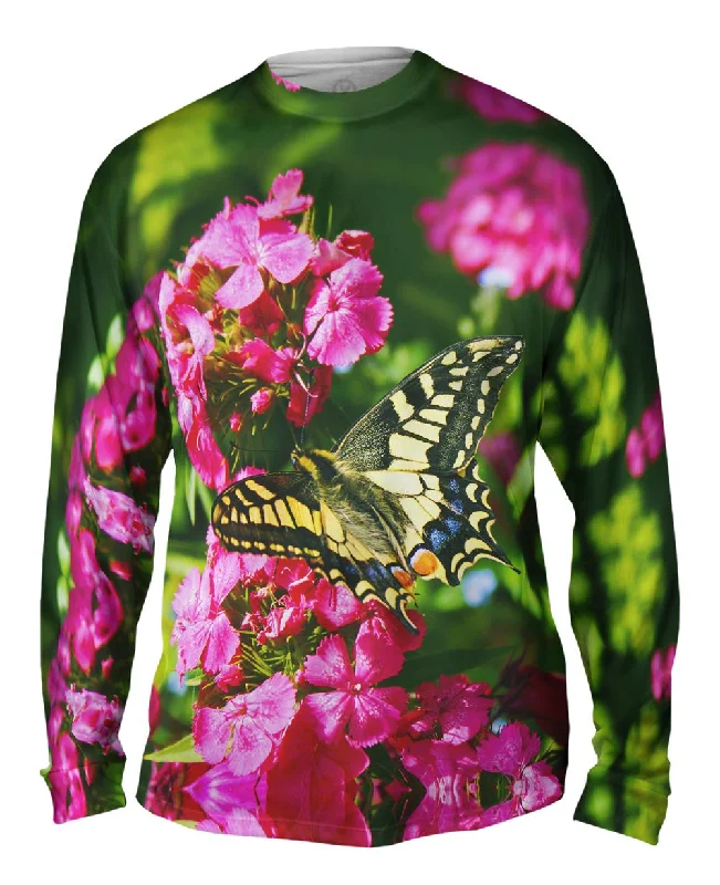 Warm Cotton Long Sleeve-Winged Swallowtail Butterfly