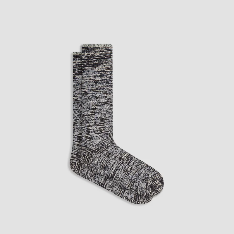 Cushioned Socks-Paisley Mid-Calf Socks