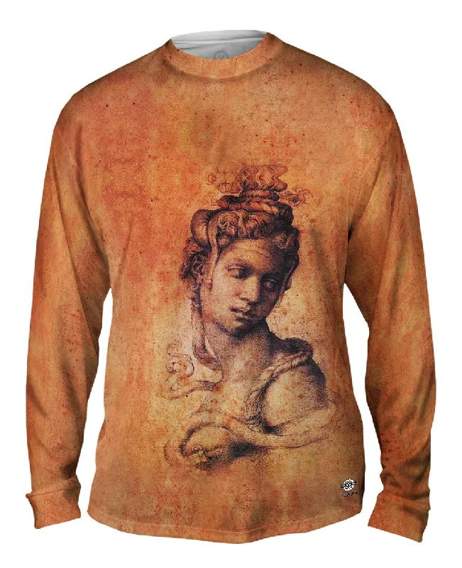 Relaxed Long Sleeve Shirt-Michelangelo - "Cleopatra" (1533)