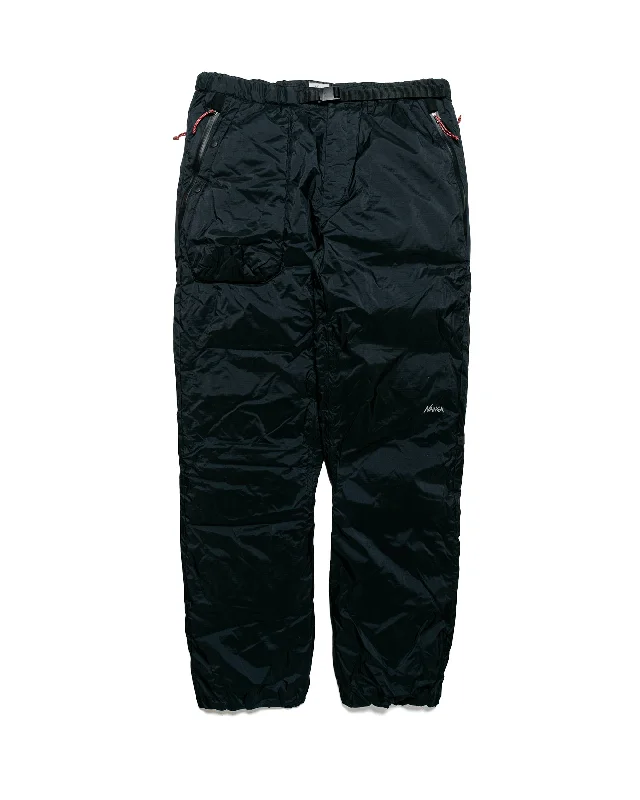 Designer Pants-Nanga Aurora Down Pants Black