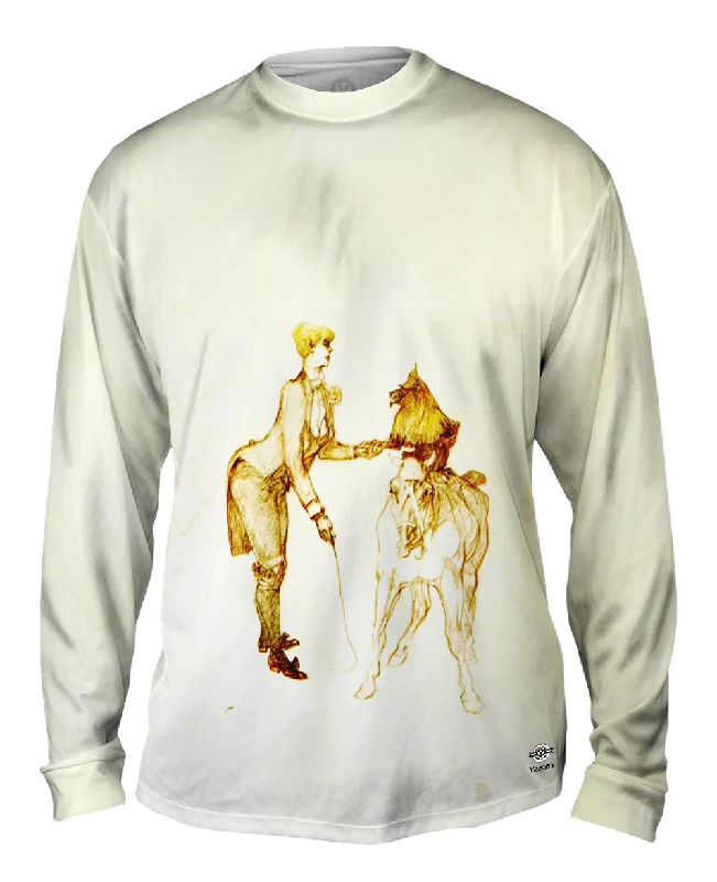 Adventure Long Sleeve-Henri de Toulouse-Lautrec - "At the Circus The Animal Trainer" (1899)