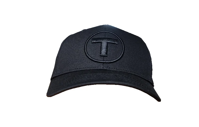 Sports Cap Hat-Adult Boston MBTA T Logo Hat Black