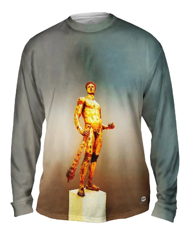 Vintage Long Sleeve-Palazzo dei Conservatori, Marcus Aurelius Exedra - "Hercules_Musei_Capitolini" (2006)