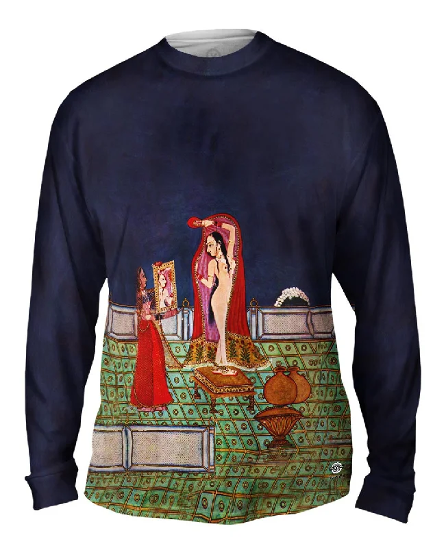 Graphic Long Sleeve-Indischer Maler von - "Ragmala-Serie" (1775)