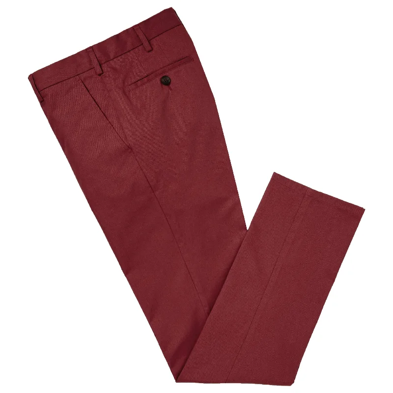 Work Pants-Terrance Berry Cotton Chino Trouser