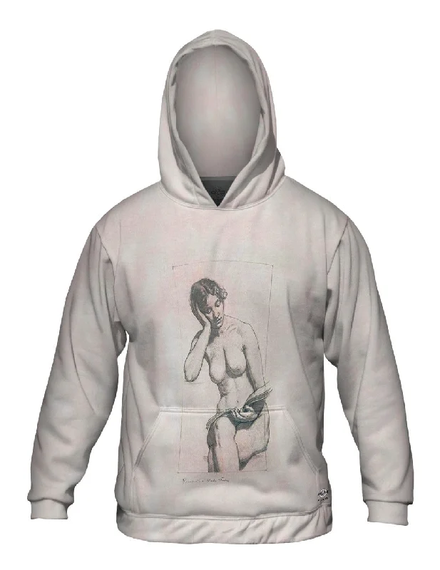 Everyday Hoodie Sweatshirt-Kenyon Cox - "Kenyon Cox nude study" (1896)