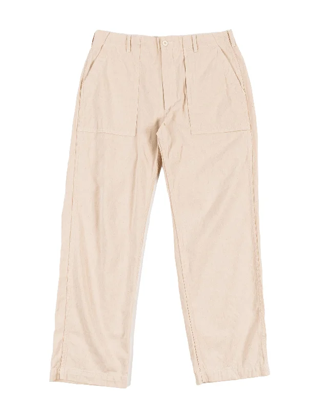 Sport Pants-Engineered Garments Fatigue Pant Natural 6.5oz. Flat Twill