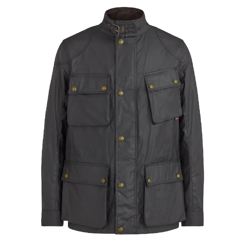 Designer Jacket-Belstaff Fieldmaster Jacket Black