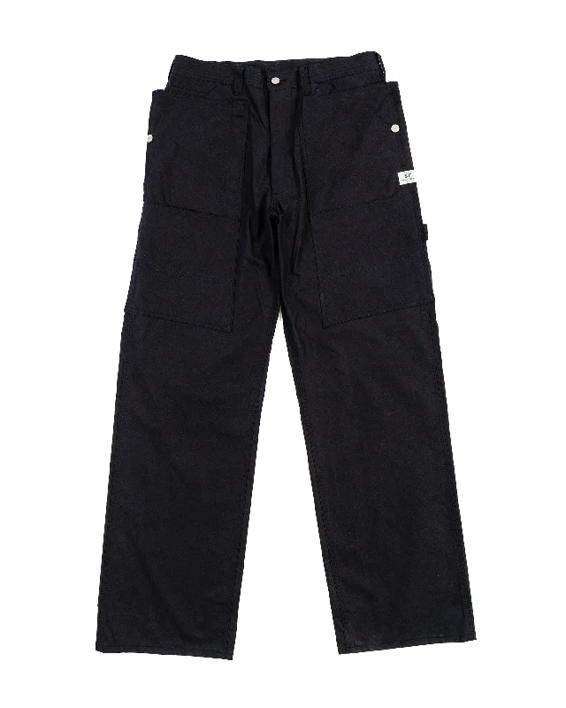 Casual Jogger Pants-Sassafras Fall Leaf Tough Pants Bafu Cloth Navy