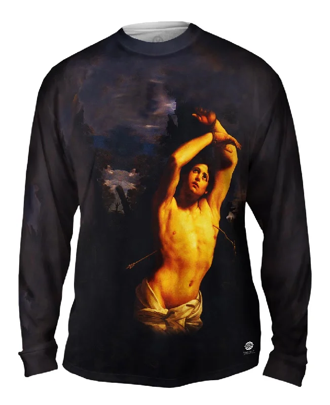 Athletic Fit Long Sleeve-Guido Reni - "Martyrdom of Saint Sebastian " (1616)