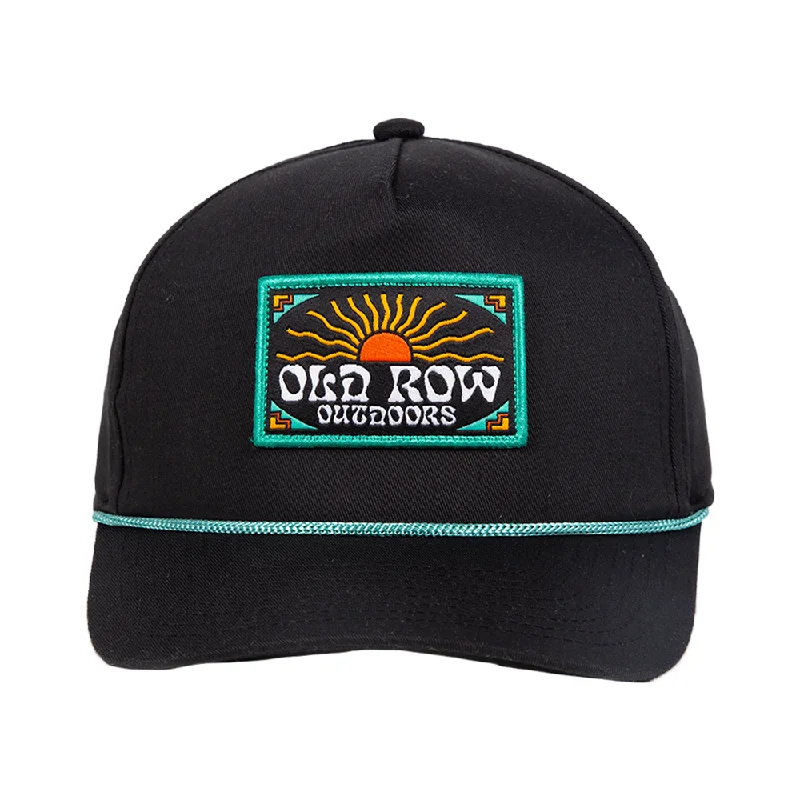 Sports Hat-Aztec Sun Patch Rope Hat