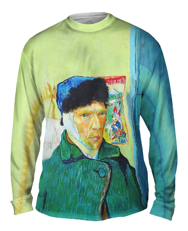 Breathable Long Sleeve-Vincent Van Gogh - "Self-portrait with bandaged ear" (1889)