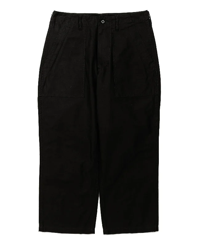 Lounge Pants-Beams Plus MIL Utility Trousers Black