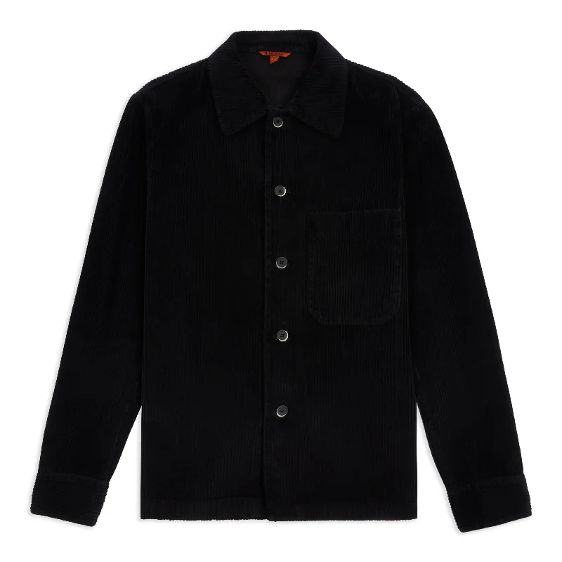 Heavy Duty Jacket-Cedrone Overshirt - Nero