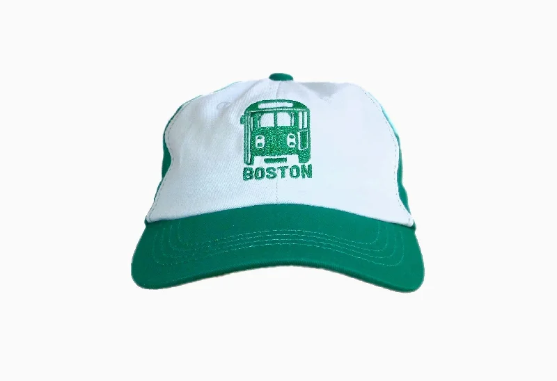 Wool Knit Hat-Kids' MBTA Green Line Trolley Baseball Cap