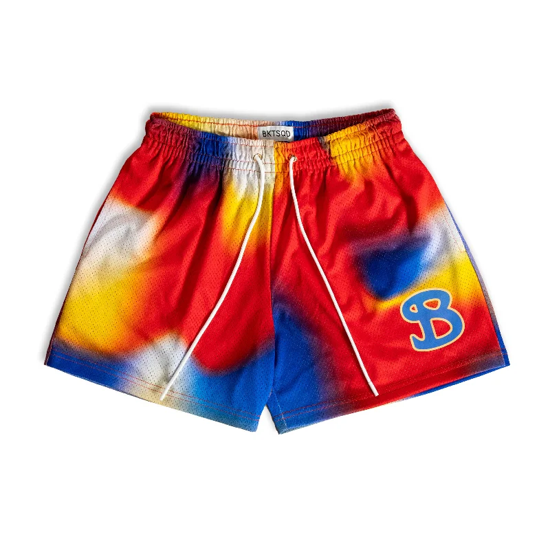 Outdoor Shorts-MARCH SLAM SHORTS - BLUE, RED, YELLOW