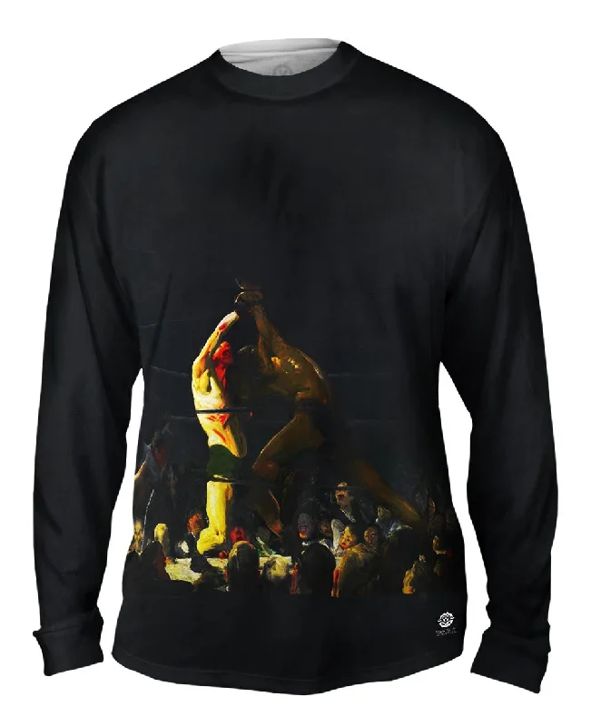 Cozy Long Sleeve Sweatshirt-George Bellows - "Both Members of This Club" (1909)