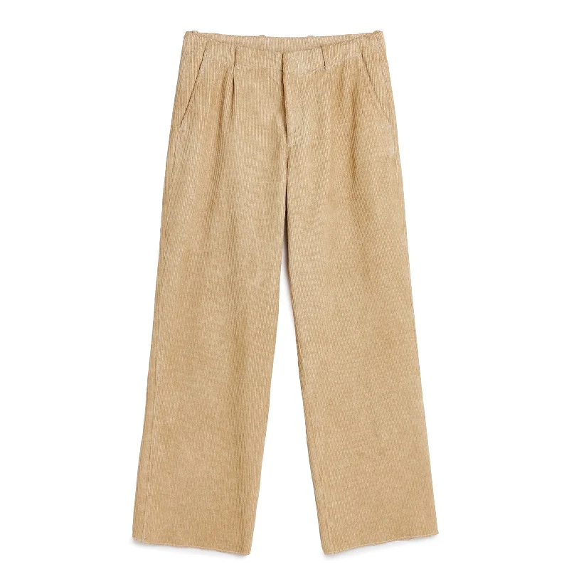 Straight Leg Pants-BORROWED CHINO