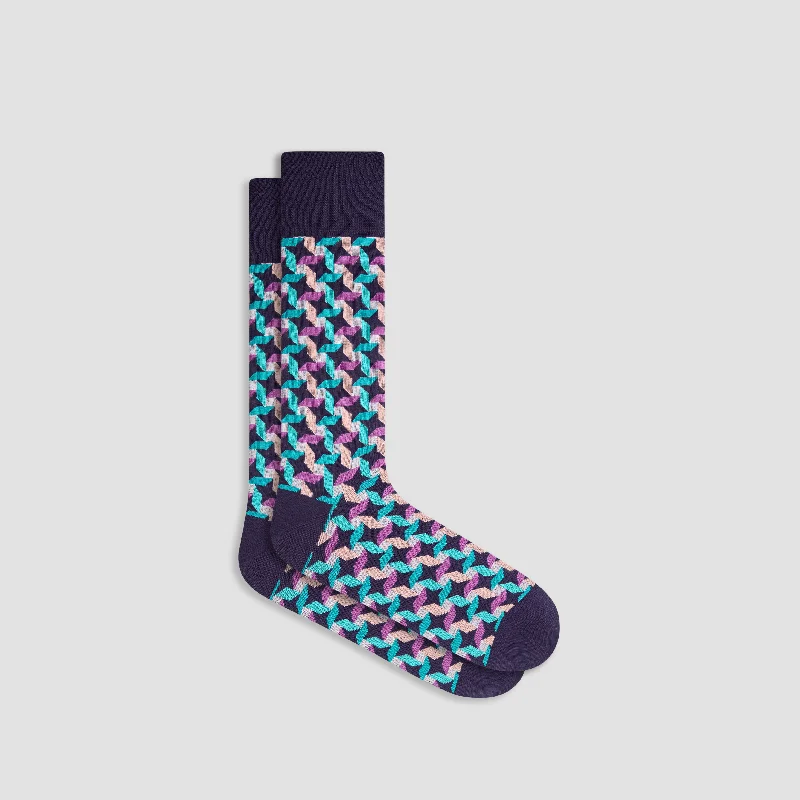 Women’s Socks-Optical Illusion Mid-Calf Socks