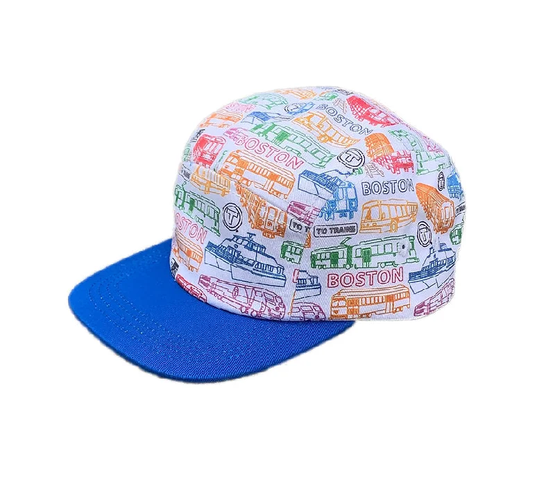 Outdoor Sports Hat-Toddler MBTA Vehicles Print Hat