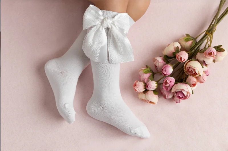 Organic Cotton Socks-Double Layer Knee Hi