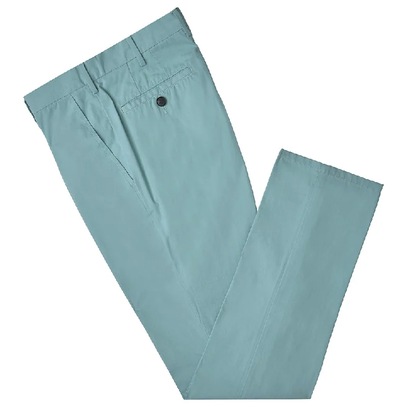 Casual Pants-Terrance Mint Cotton Chino Trouser