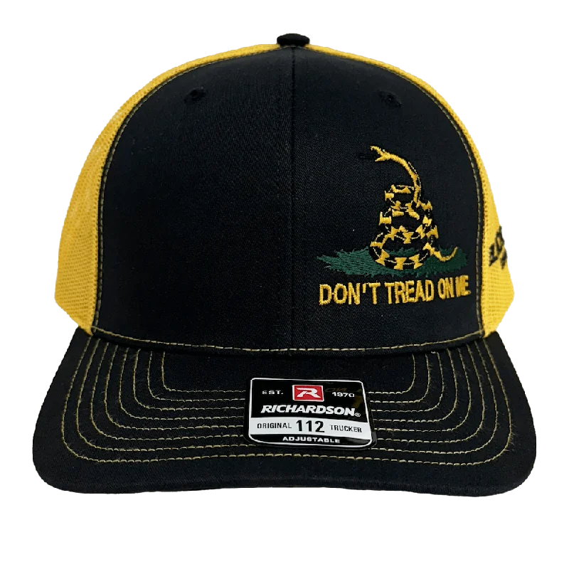 Lightweight Sun Hat-DTOM Trucker Hat Yellow-Black