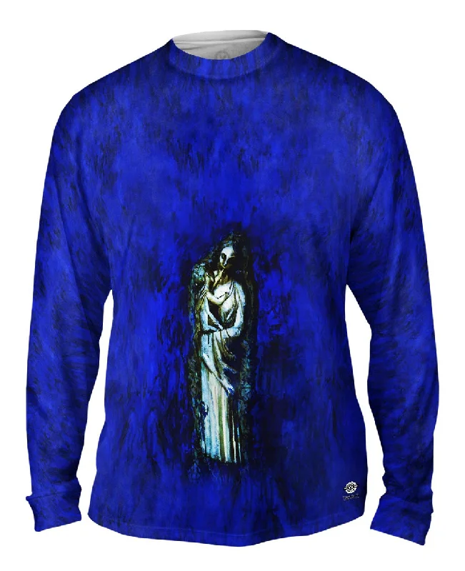 Fitted Long Sleeve-"Madonna With Garland"