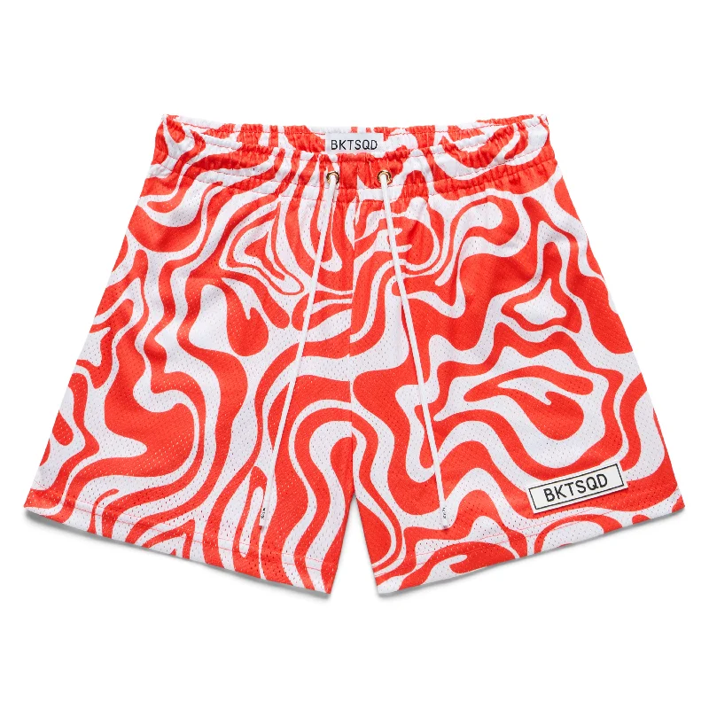 Stretch Fit Shorts-CREAMSICLE SHORTS