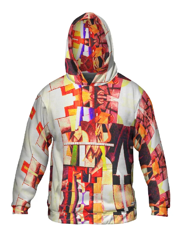 Soft Graphic Hoodie-Kazimir Malevich - "Portrait of Matiushin" (1913)