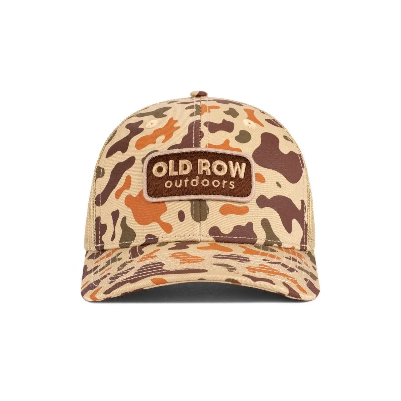 Stylish Hat-Old Row Outdoors Camo Trucker Hat