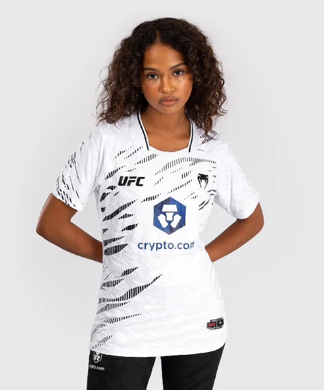 Holiday T-Shirt-UFC Fusion by Venum Authentic Fight Night Women’s Walkout Jersey - White