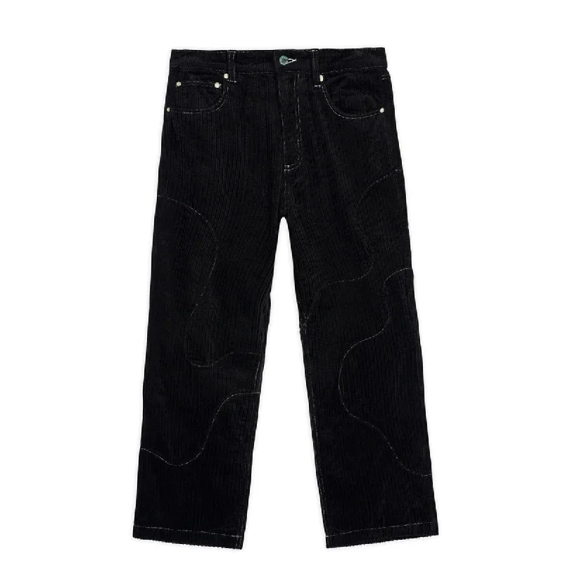 Ripped Denim Pants-ORGANIC PANELED CORDUROY PANTS