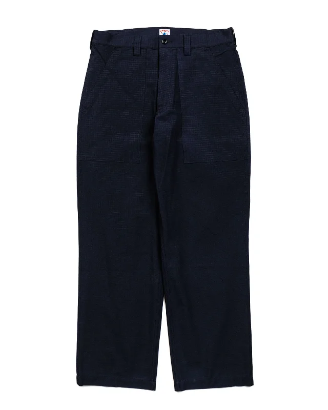 Straight Leg Pants-Randy's Garments Utility Pant Cotton Ripstop Dark Navy