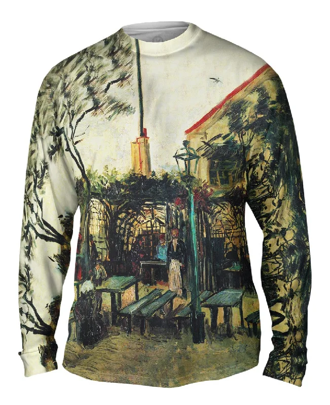 Thermal Long Sleeve Top-Van Gogh -"Terrace of La Guinguette" (1886)