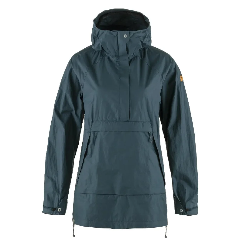 Parka Jacket-Fjallraven Womens Singi X-Anorak Mountain Blue