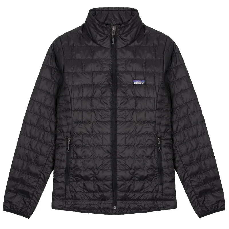 Custom Jacket-Patagonia Womens Nano Puff Jacket Black