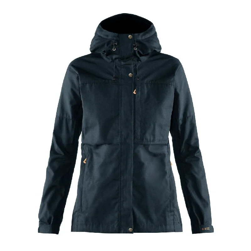 Insulated Winter Jacket-Fjallraven Womens Kaipak Jacket Dark Navy