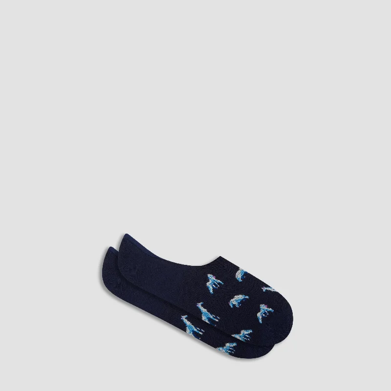 Cushioned Running Socks-Wildlife No-Show Socks