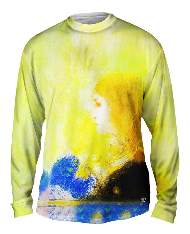 Classic Long Sleeve-Odilon Redon - "Profile Of A Young Girl"