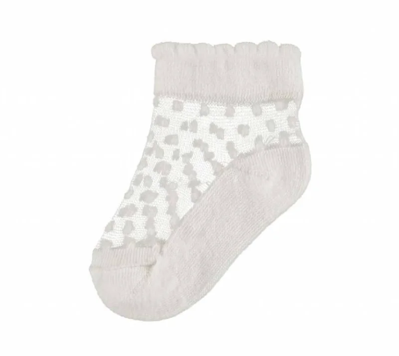 Warm Knit Socks-Ivory Lace Sock