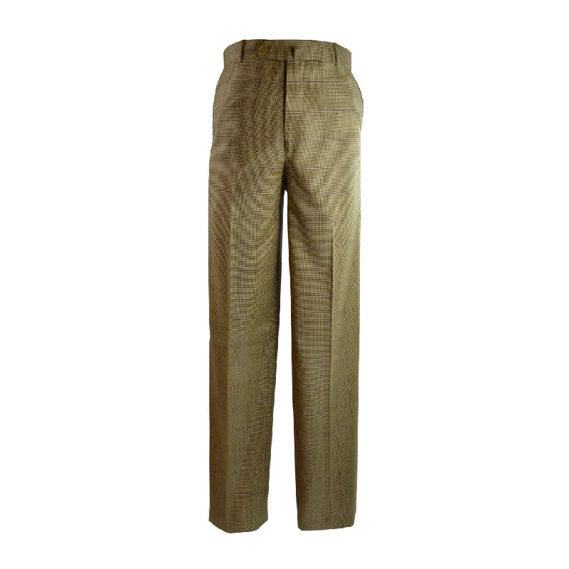 Cargo Style Pants-Laguna Flat Front Trouser - Saddle