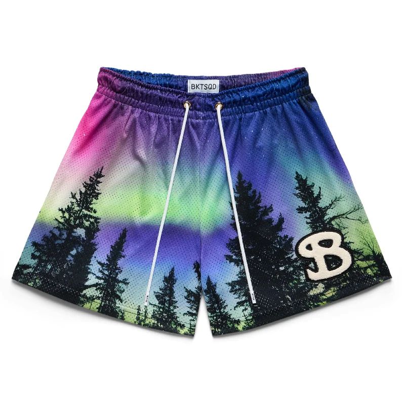 Outdoor Shorts-FOREST SKY SHORTS